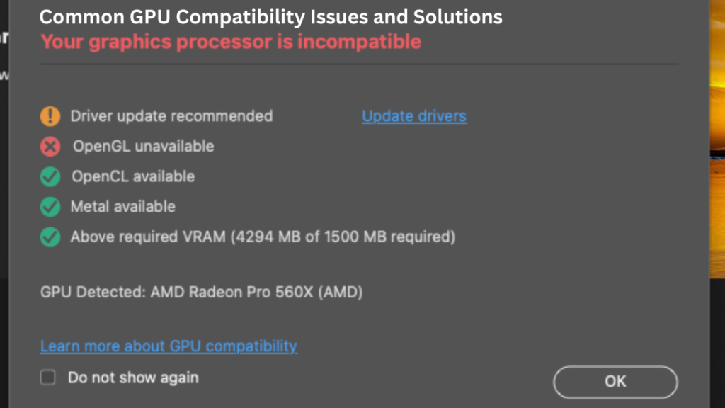 GPU Compatibility Checker